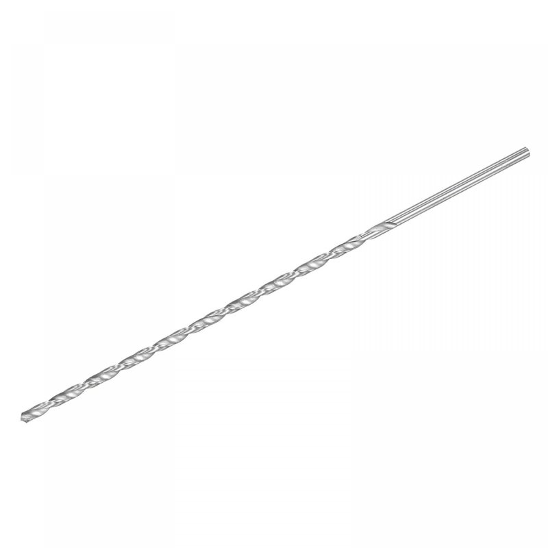 6542 High Speed Steel Straight Shank Twist Extra Long Drill Bit Uncoated 4 2mm Diameter 250mm Length