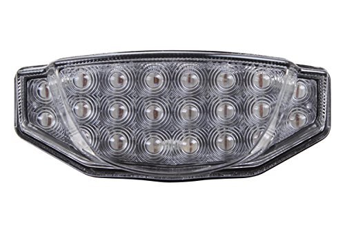 Motodynamic Integrated Sequential Led Tail Lights Clear Lens For 2015-2023 Ducati Scrambler