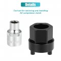 X Autohaux 1 Set 20mm A C Compressor Clutch Hub Remover Tool For Mercedes-benz C350 Cl550 C280 5se09c 5se12c 7seu16c
