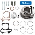 Minho Cylinder Top End Rebuild Kit With Piston Ring Gasket For Chinese Gy6 150cc 200cc 152qmi 157qmj Engine High Performance 58