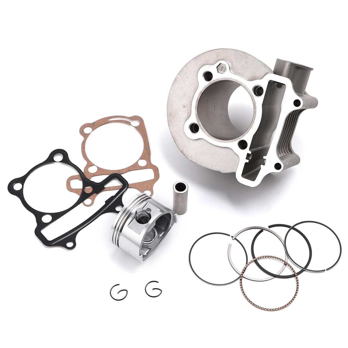 Minho Cylinder Top End Rebuild Kit With Piston Ring Gasket For Chinese Gy6 150cc 200cc 152qmi 157qmj Engine High Performance 58