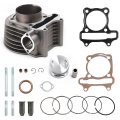 Minho Cylinder Top End Rebuild Kit With Piston Ring Gasket For Chinese Gy6 150cc 200cc 152qmi 157qmj Engine High Performance 58 