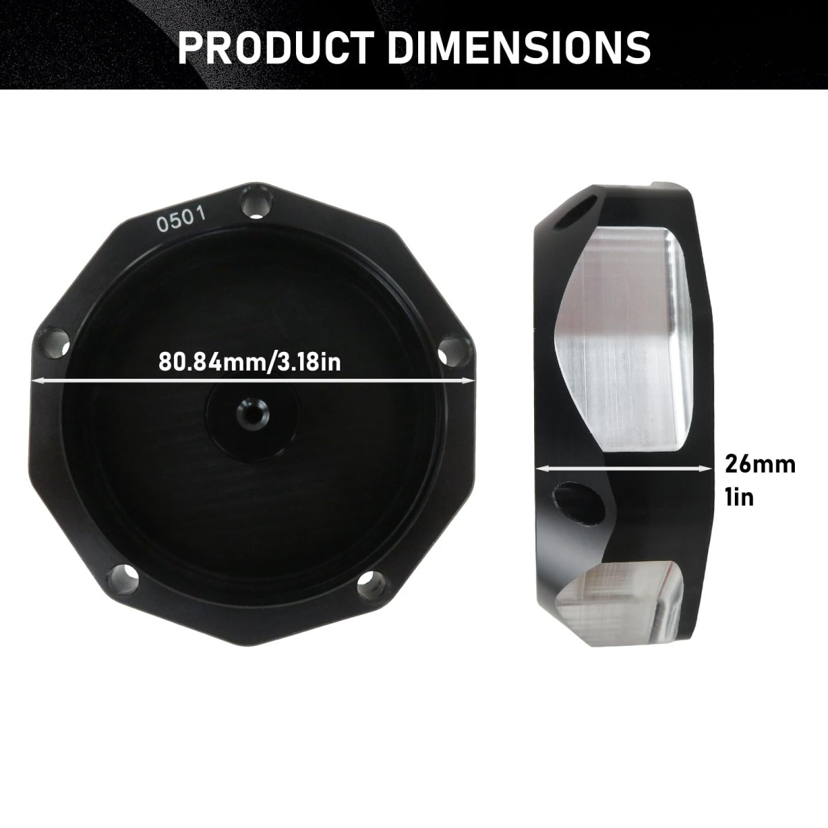 Cnc Fuel Tank Gas Cap Cover For Wolverine 350 4x4 2002 2005 6061 Aluminum Anodized Motorcycle With Sealing Ring