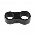 6an An6 14 6mm To 8an An8 17mm Stepped Billet Dual Hose Separator Black
