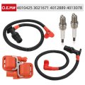 Ignition Coil Spark Plug With 52cm 29 3cm Wire Cap For Polaris Ranger 800 Xp Crew 2011-2016 Rzr 4 S 2011-2014 O E M