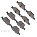 Automotive Replacement Brake Pads Front Rear Fit For Bmw 328i 2007-2013 For Xdrive 2009-2013 328xi 2007-2008 X1 2012-2014 