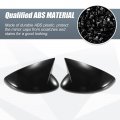 X Autohaux 1 Pair Car Rear View Driver Passenger Side Mirror Cover Cap Overlay Gloss Black Ford For Mustang Gt Ecoboost V6