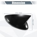 X Autohaux 1 Pair Car Rear View Driver Passenger Side Mirror Cover Cap Overlay Gloss Black Ford For Mustang Gt Ecoboost V6