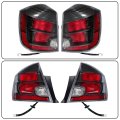 Taillight Assembly For Sentra 2010 2011 2012 Left And Right Side Halogen Rear Lights Black Housing Clear Red Lens Ni2800188