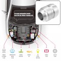X Autohaux Car Auto 8an Male Weld On Fitting Bung Hose Adapter Fuel Oil Aluminum Alloy Silver Tone Pack Of 4