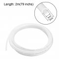 Uxcell Nylon Line Hose Tube 4mm 0 15 Id X 6mm 23 Od 5m Pa12 For Air Brake Fluid Transfer White
