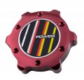 Vms Racing Red Oil Cap Power Bsry Emblem In Billet Aluminum Compatible With E34 E39 E53 E60 E61 M5 X5 Sav 525i 525xi 528i 530i