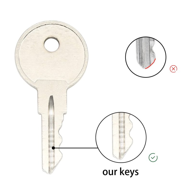 Ch751a Keya 751cha Rva Universal Keys For Rv Campers T-handles Side Boxes Cabinets Storage Lockers Push Locks Boats Display