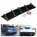 Universal Rear Difr Qiilu Bumper Spoiler Shark Fin Deflector Lip For Car With A Chassis Width Greater Than 23in 584mm