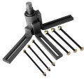 Crankcase Splitter Separator Tool For Motorcycle Dirt Bike Atv 2 Stroke Or 4 Crank Case With 360 Rotatable Arms 