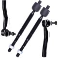 4piece Front Inner And Outer Tie Rod End Kit For Toyota Yaris 2007 2008 Es800311 Es800312 Ev800325 