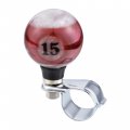 Abfer 15 Ball Steering Wheel Suicide Spinner Knob Car Turning Asisting Handle Brody Knobs Fit Most Vehicles Trucks Red Brown 