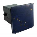 Rustic Alaska State Flag Distressed Usa Tow Trailer Hitch Cover Plug Insert 