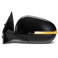 Ki1320208 Factory Style Driver Left Side Mirror Manual Folding Power Adjust Heated Glass Turn Signal Blind Spot Detection For 