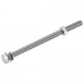 Uxcell M8 X 110mm Hex Head Screws Bolts Nuts Flat Lock Washers Kits 304 Stainless Steel Fully Thread Hexagon 5 Sets