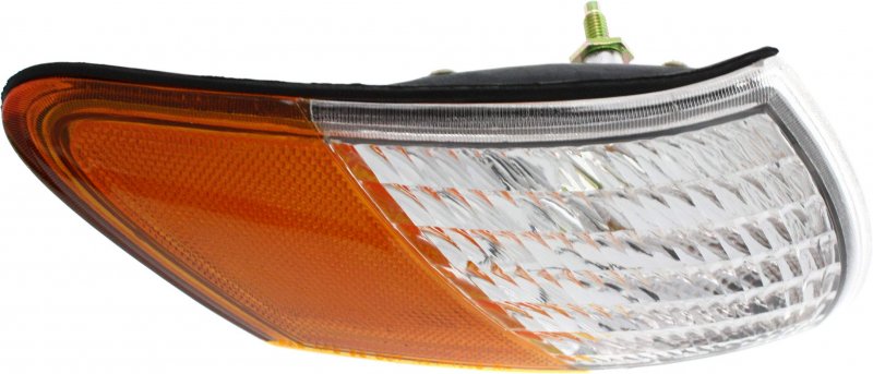 Evan-fischer Corner Light For 1992-1995 Ford Taurus Plastic Clear Amber Lens Passenger Side