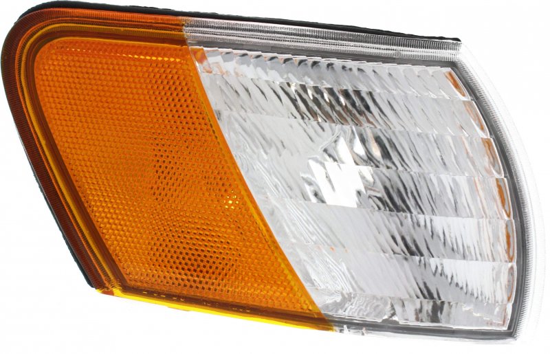 Evan-fischer Corner Light For 1992-1995 Ford Taurus Plastic Clear Amber Lens Passenger Side