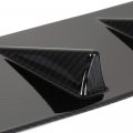 Aintier 1pc Abs Rear Bumper Chassis Spoiler Shark Fin Wing Compatible For 2016-2020 Honda Civic Sedan Glossy Carbon Look Roof 9