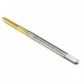 Uxcell Metric Machine Tap M2 5 X 0 45mm H2 Titanium Coated Ti-coated High Speed Steel 3 Straight Flutes Screw Thread Tapping