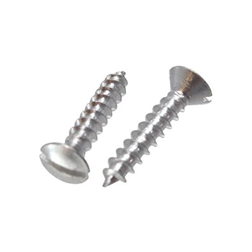 10 X 1 Aluminum Oval Head Sheet Metal Screws Pack Of 12