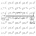 Kes 18-inch Sus 304 Stainless Steel Kitchen Towel Bar Storage Organizer Hanger Wall Mount Polished Finish A2000s45