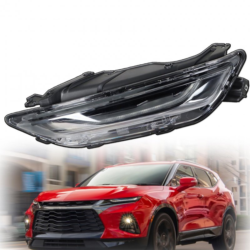 84686974 Driving Lamp Assembly Day Running Light Replacement For 2019-2022 Blazer Driver Side Drl Clear Lens Black Housing