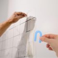 Upkoch 100pcs Tile Spacers 1 16 Inches Horseshoe Shims U Shape Plastic Leveling Clips For Ceramic Tiles Sky-blue
