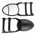 Towing Mirror 7 5x5 5in Universal Dual Views Adjustable Clip On Rearview Side Oval For Car Truck Extensions Mirror
