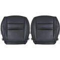 Black Perforated Leather Front Driver And Passenger Bottom Seat Covers For Jeep Grand Cherokee 2011 2016 Dodge Durango 2018 2 
