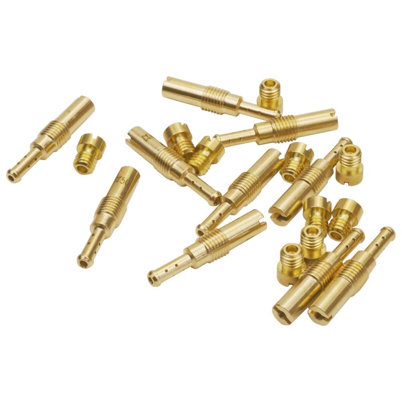21 Pieces 8-bleed Holes Pilot Jet For Mikuni Vm Tm Tmx Vm22 210 Ax100 En Gn Tzr Tm Tms Carb 15 17 20 22 27 30 32 37 40 42 47 5