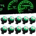 Glofe Green T10 194 168 Led Instrument Panel Gauge Cluster Dashboard Lights Bulbs With Twist Lock Socket Super Bright 12v