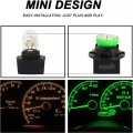Glofe Green T10 194 168 Led Instrument Panel Gauge Cluster Dashboard Lights Bulbs With Twist Lock Socket Super Bright 12v