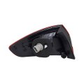Ford Fiesta 2011 2012 2013 Tail Light Passenger Side Outer Capa Red And Clear Lens Asa Plastic Housing With Bulbs Sedan 