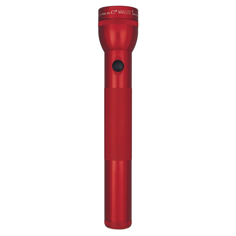 Maglite Heavy-duty Incandescent 3-cell D Flashlight Red