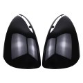 Driver And Passenger Side Mirror Cover Black For Hyundai Sonata Non-hybrid With Blind Spot 2020-2023 