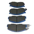 Autospecialty 24-263-02 Plus Series Front Semi-metallic Shimmed Disc Brake Pads 