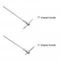 Uxcell 3mm Sliding T-handle Hex Key Wrench For Fast Spinning Cr-v Steel