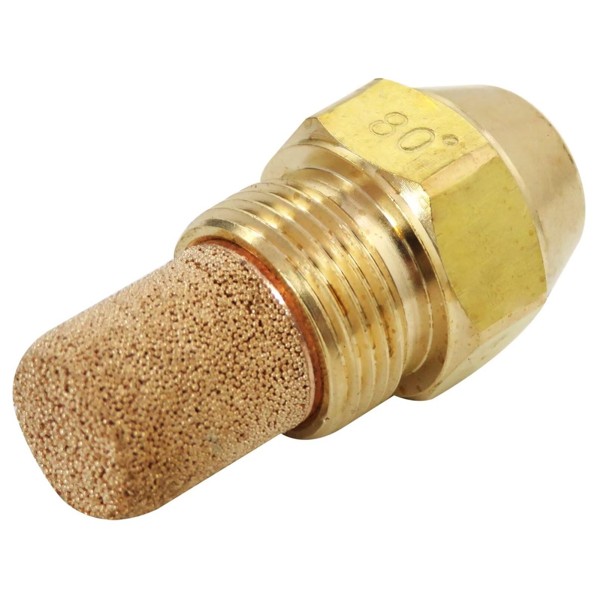 Update Solid Spray Nozzle Replacement Brass Oil Fuel Burner 80 Degree 0 85-80 B