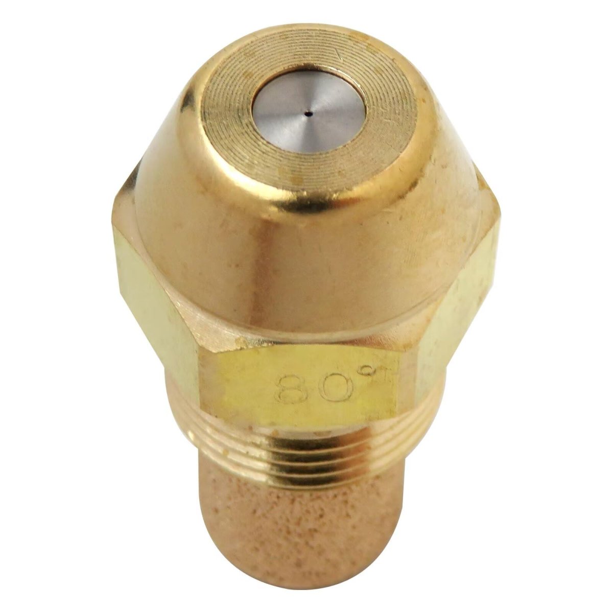 Update Solid Spray Nozzle Replacement Brass Oil Fuel Burner 80 Degree 0 85-80 B