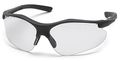 Pyramex Fortress Safety Eyewear Clear Lens With Black Frame 