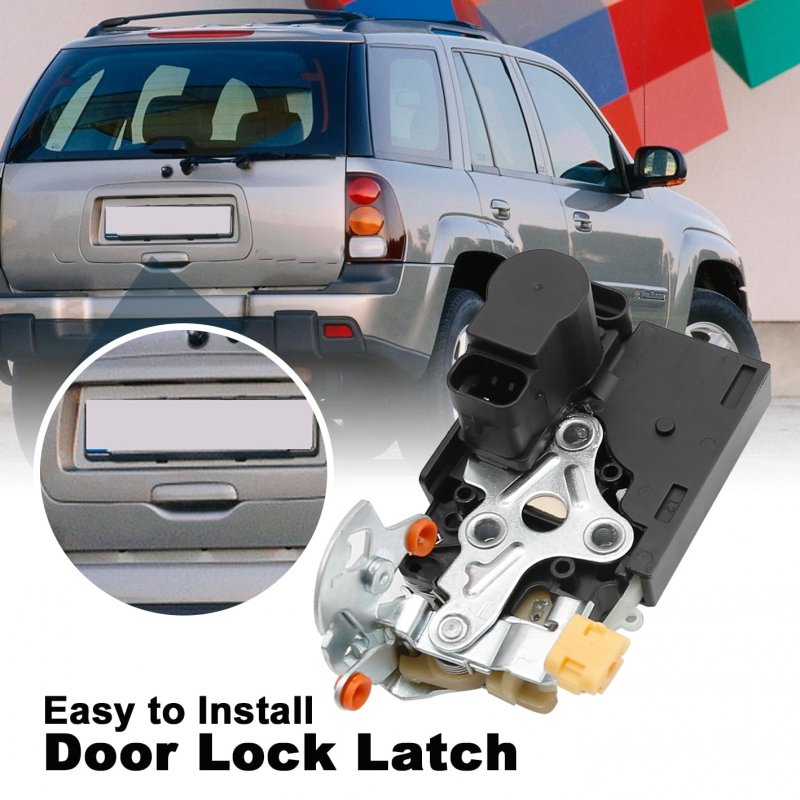 Saihisday 15110651 15068504 Rear Driver Side Door Lock Actuator Replacement For Chevrolet Silverado Sierra 2001-2007a Gmc