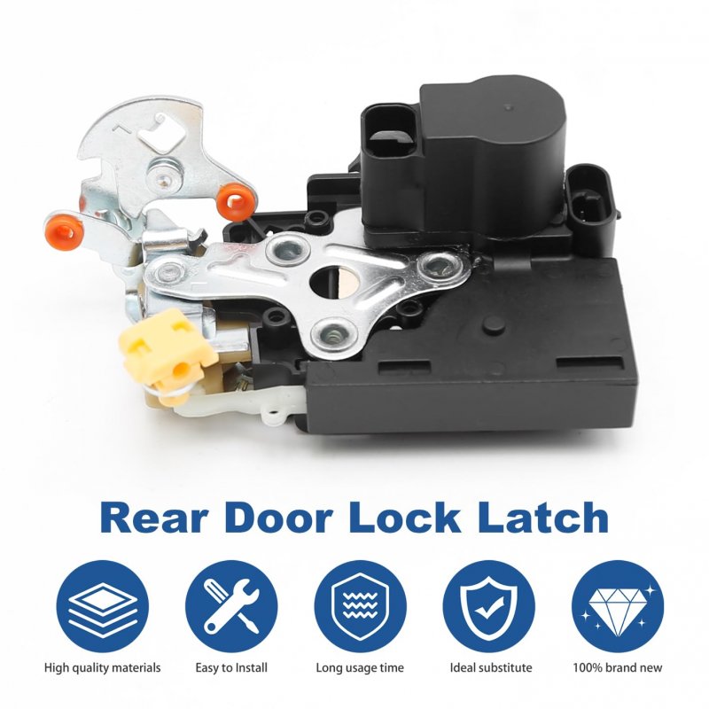 Saihisday 15110651 15068504 Rear Driver Side Door Lock Actuator Replacement For Chevrolet Silverado Sierra 2001-2007a Gmc