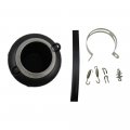 Usonline911 51mm Exhaust Muffler Steel Pipe Slip For Racing Street Bike Motorcycle