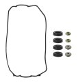Valve Cover Gasket Set For Honda Civic Del Sol Crx 1 5l 5b And 1 6l D16a6 1988 To 1995 Includes 4 Spark Plug Tube Seals 