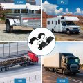 Gift2u 4sets Utility Trailer Stake Pockets Brackets With M10 Bolt On Pocket Nuts Washers 2x4 For Flat Beds Trailers Truck Rv